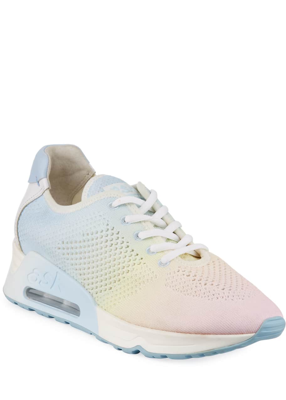Ash Lucky Rainbow Ombre Knit Sneakers Bergdorf Goodman