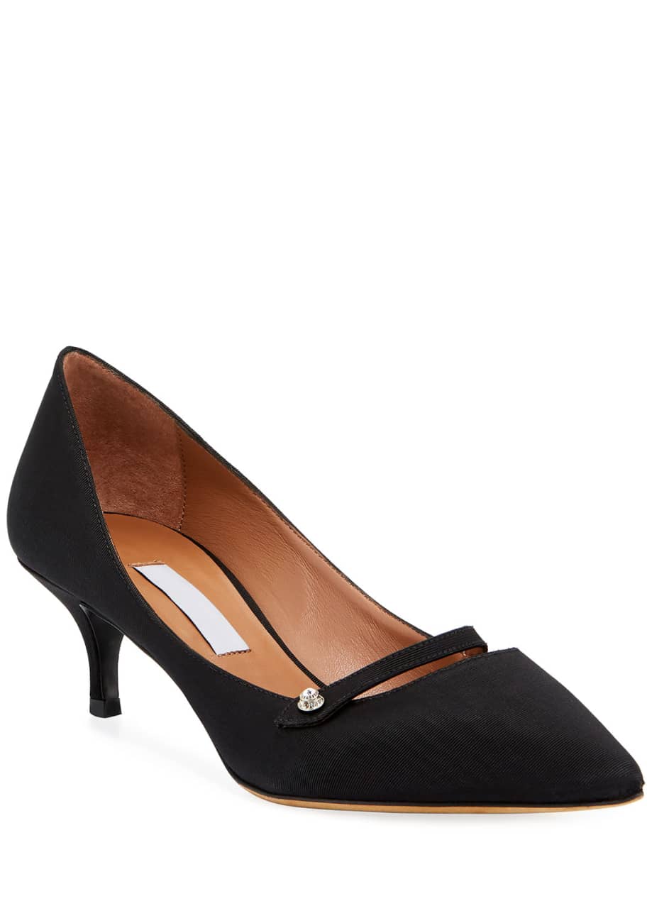 Image 1 of 1: Layton Fabric Pointed Pumps