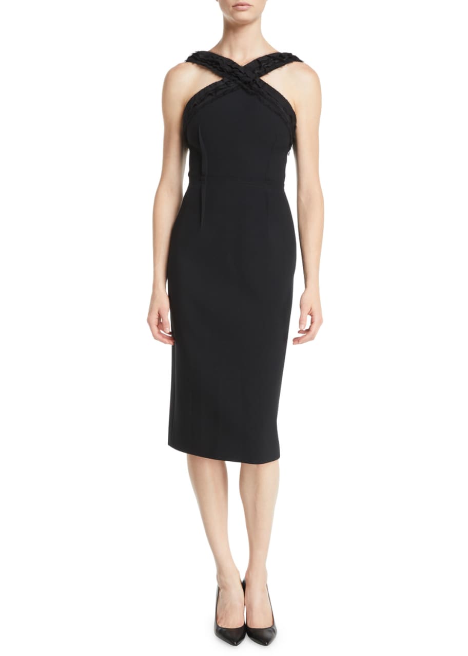 Jason wu crepe hotsell sheath dress