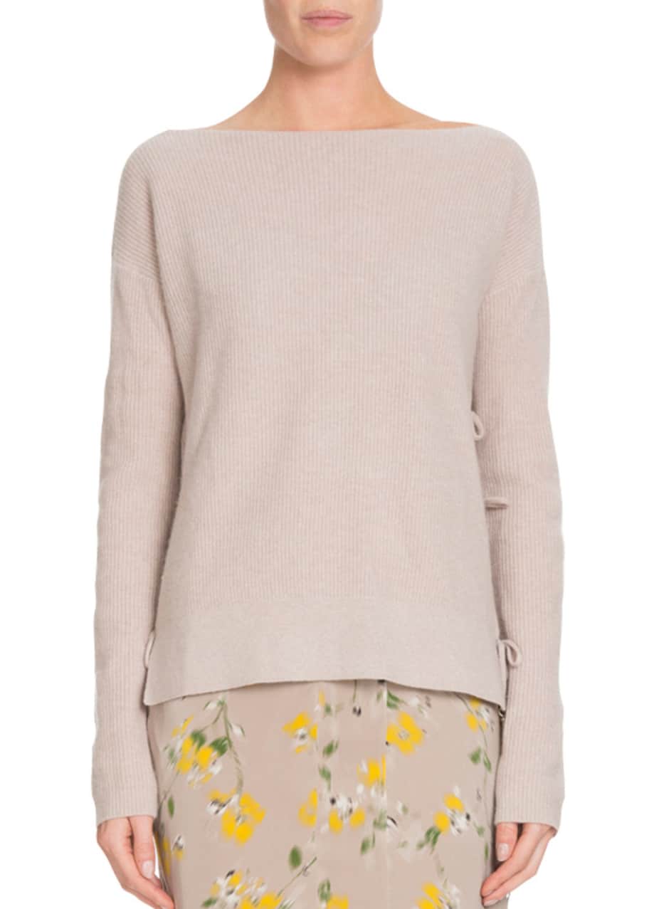 Vince side tie cashmere sale sweater