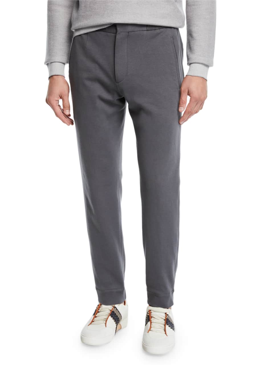 plain smart jogger trouser