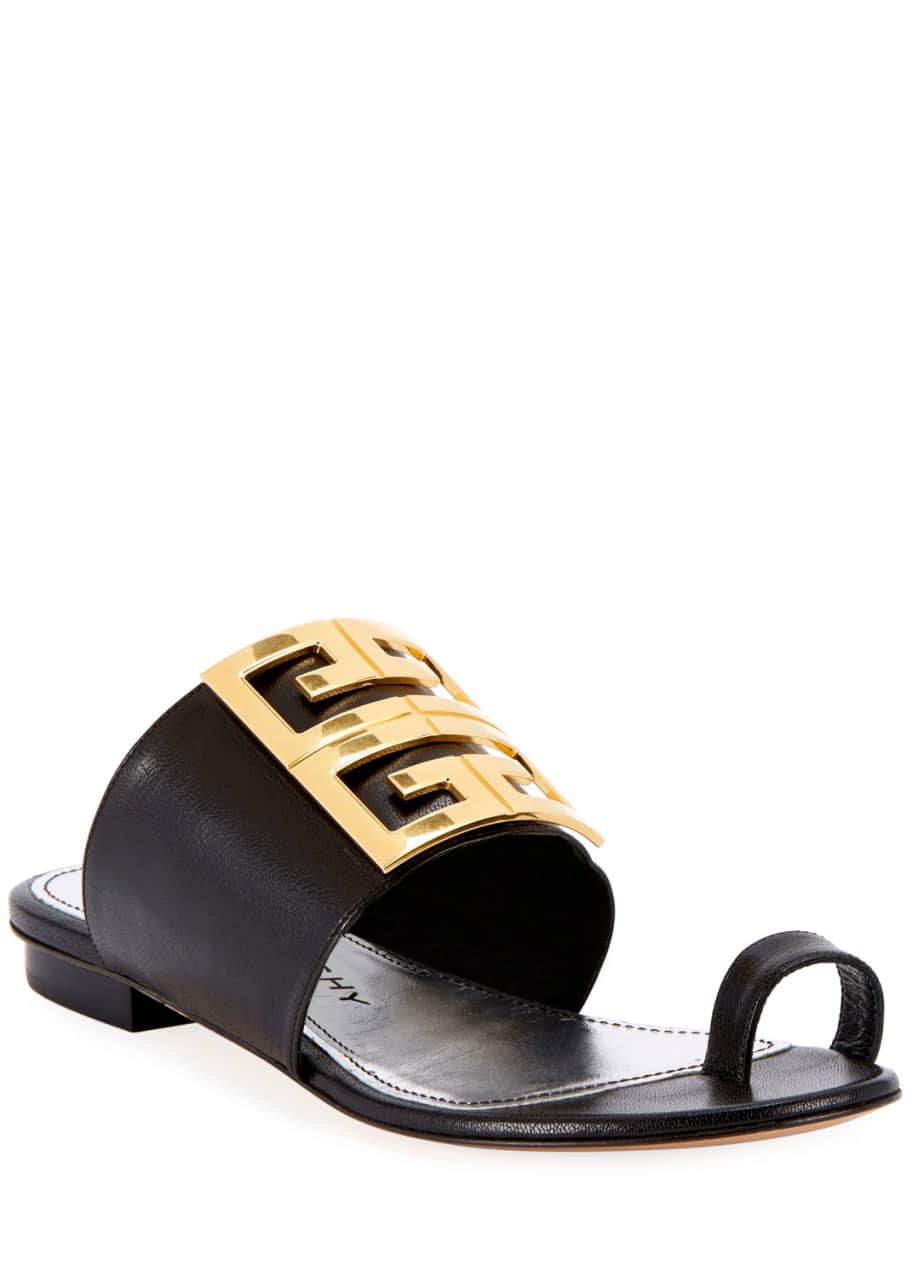 Givenchy 4g logo slide sandal hot sale