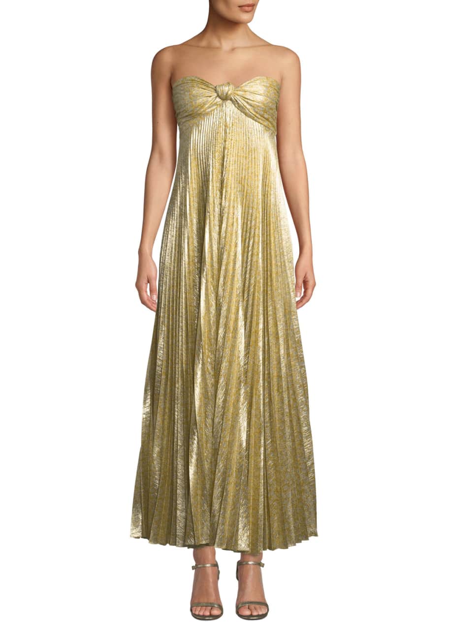Alexis joya plissé maxi dress clearance