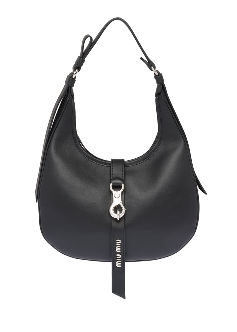 Miu Miu Grace Lux Shoulder Bag in Black