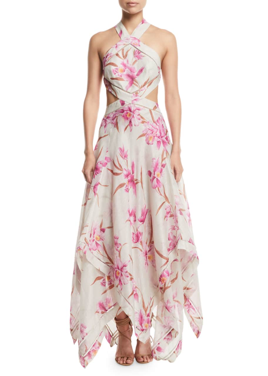 Zimmermann corsage scarf dress on sale