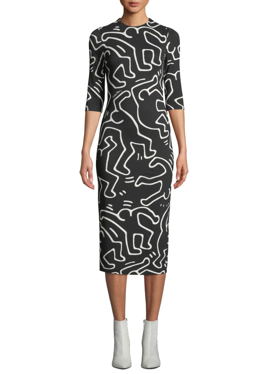 Alice and olivia sales keith haring dress
