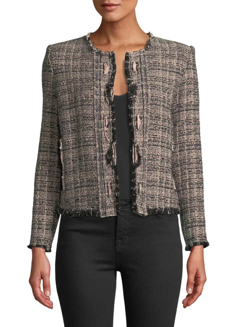 Iro Jocund Collarless Tweed Jacket - Bergdorf Goodman