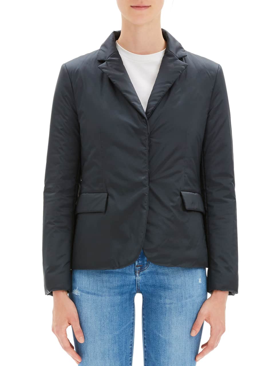 Theory top blazer puffer