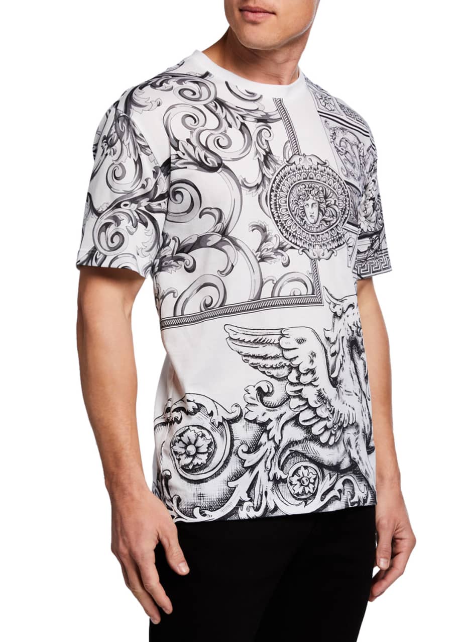 Versace Men's Classical Graphic Print T-Shirt - Bergdorf Goodman