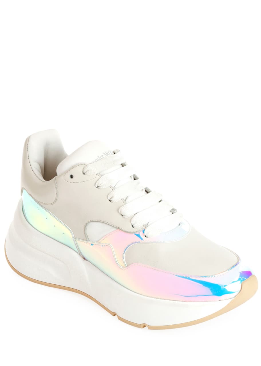 Platform sneakers holographic sale
