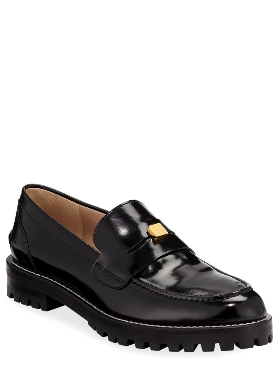 Penley Patent Slip On Loafers
