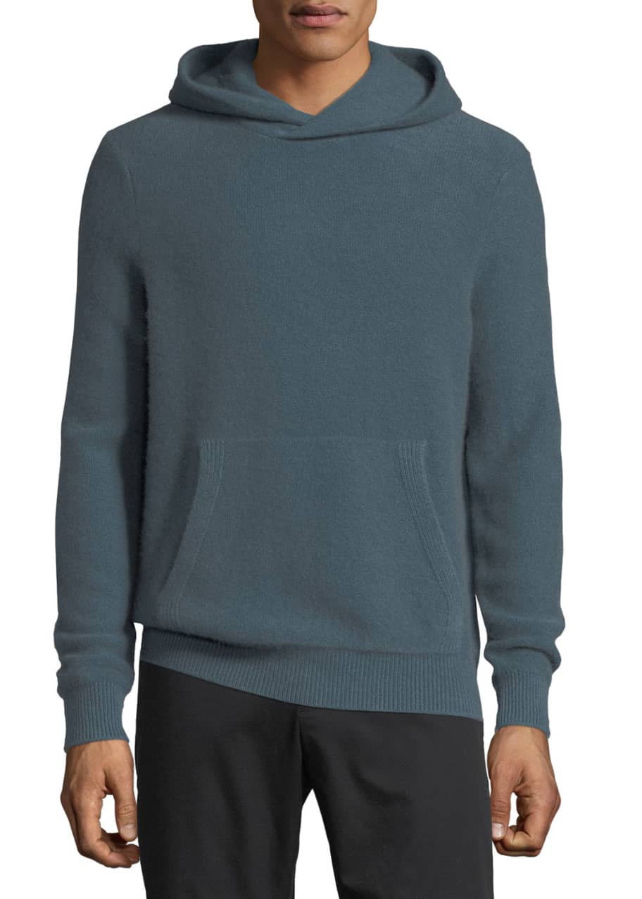 Image 1 of 1: Men's Cashmere Pullover Hoodie