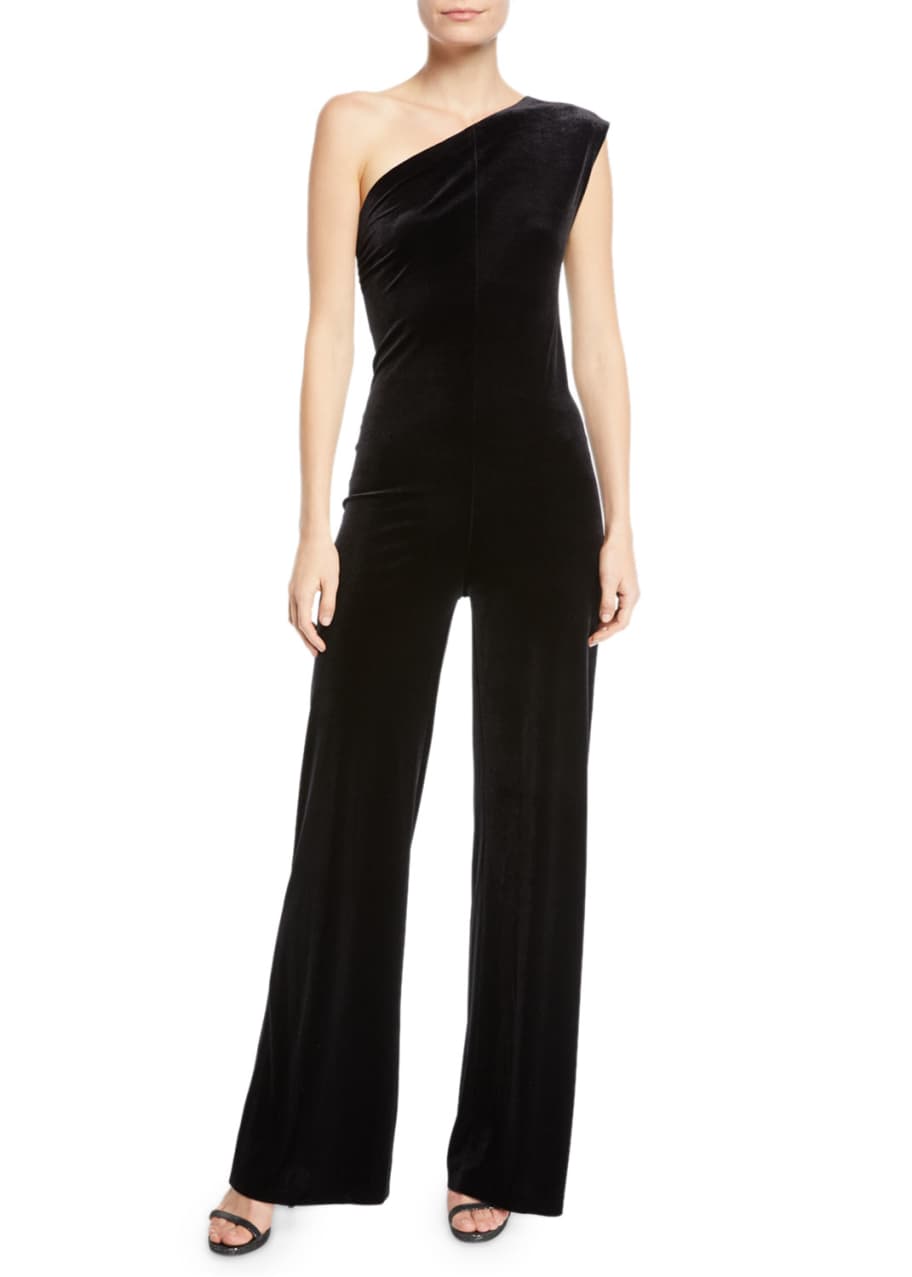 Norma kamali store one shoulder jumpsuit