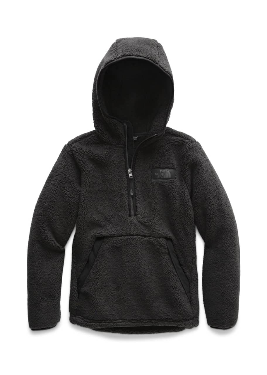 Image 1 of 1: Campshire Sherpa Fleece Hooded Half-Zip Pullover, Size XXS-XL