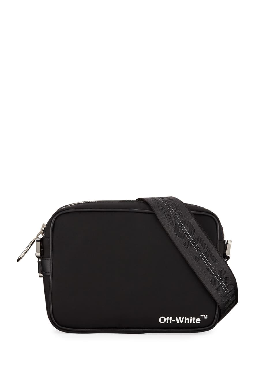 Off-White Shoulder Bag With Logo Men'S Black for Men