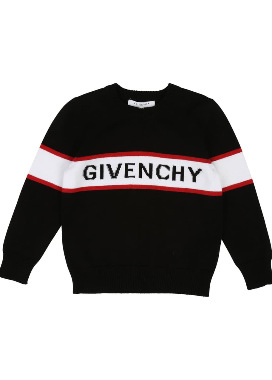 Givenchy logo knit sweater cheap