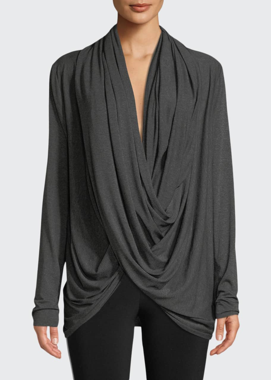 Norma kamali wrap cardigan sale