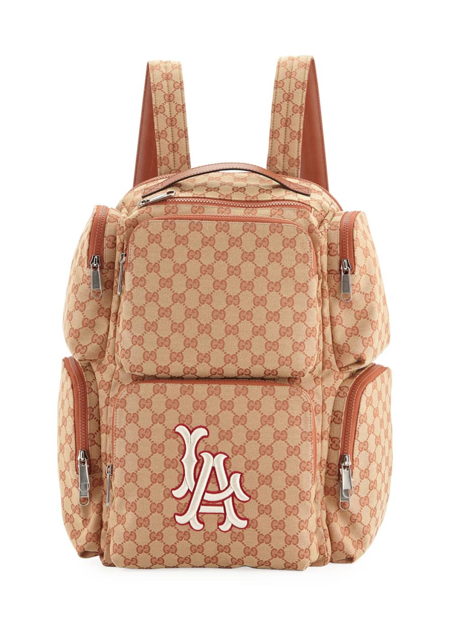 Image 1 of 1: Men's Large Original GG Backpack with LA Angels MLB Applique
