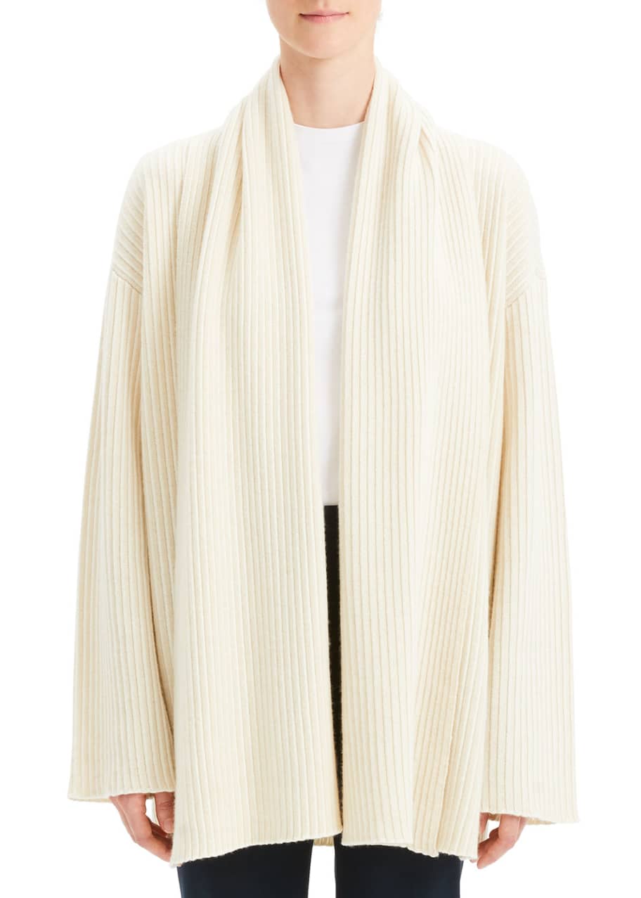 Theory rib sleeve outlet cardigan