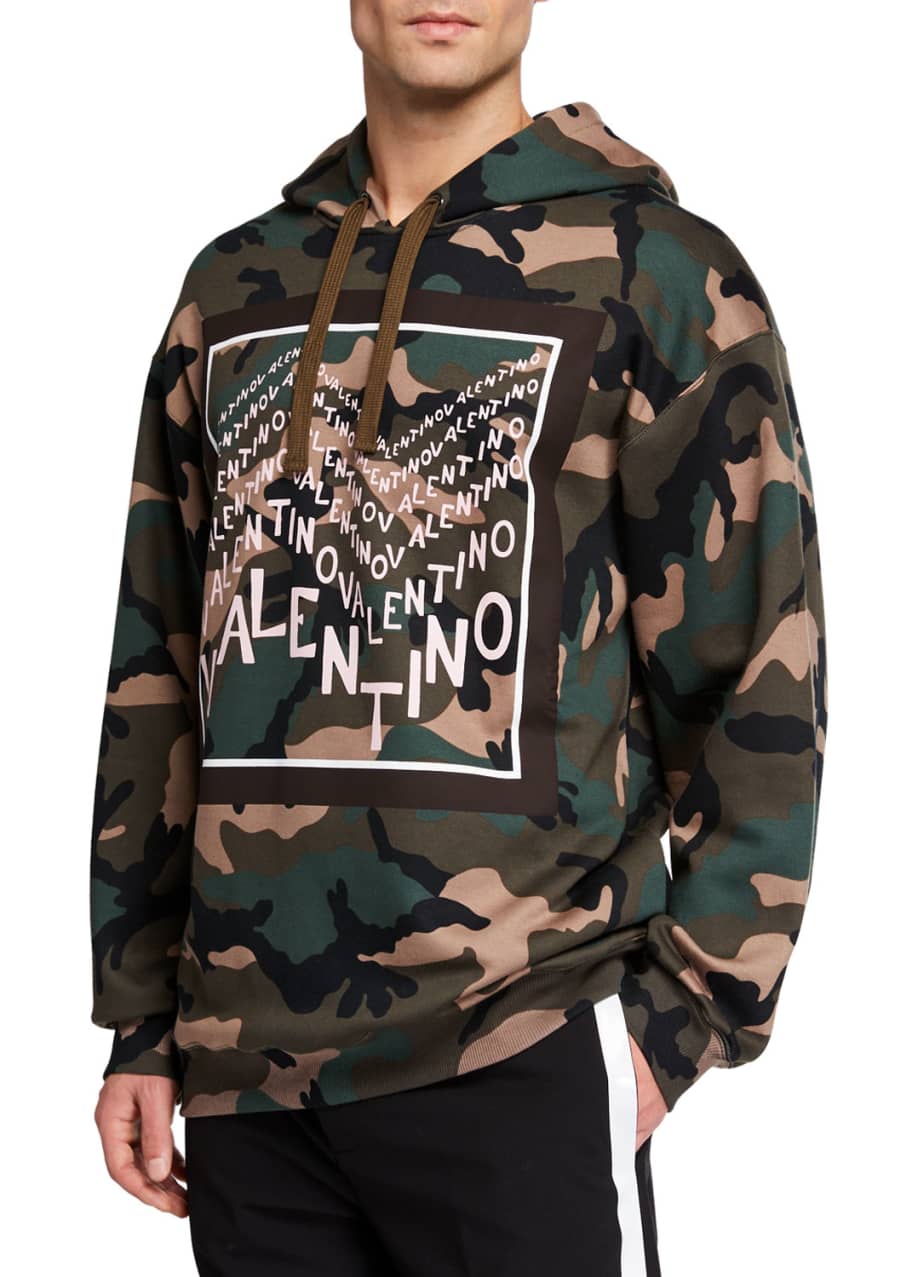 Valentino hoodie camo sales