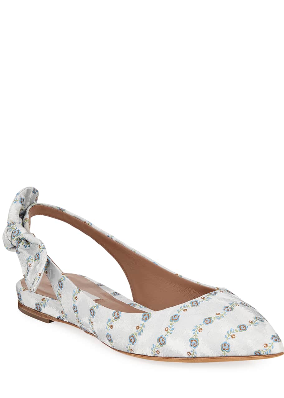 Rise Slingback Printed Flats