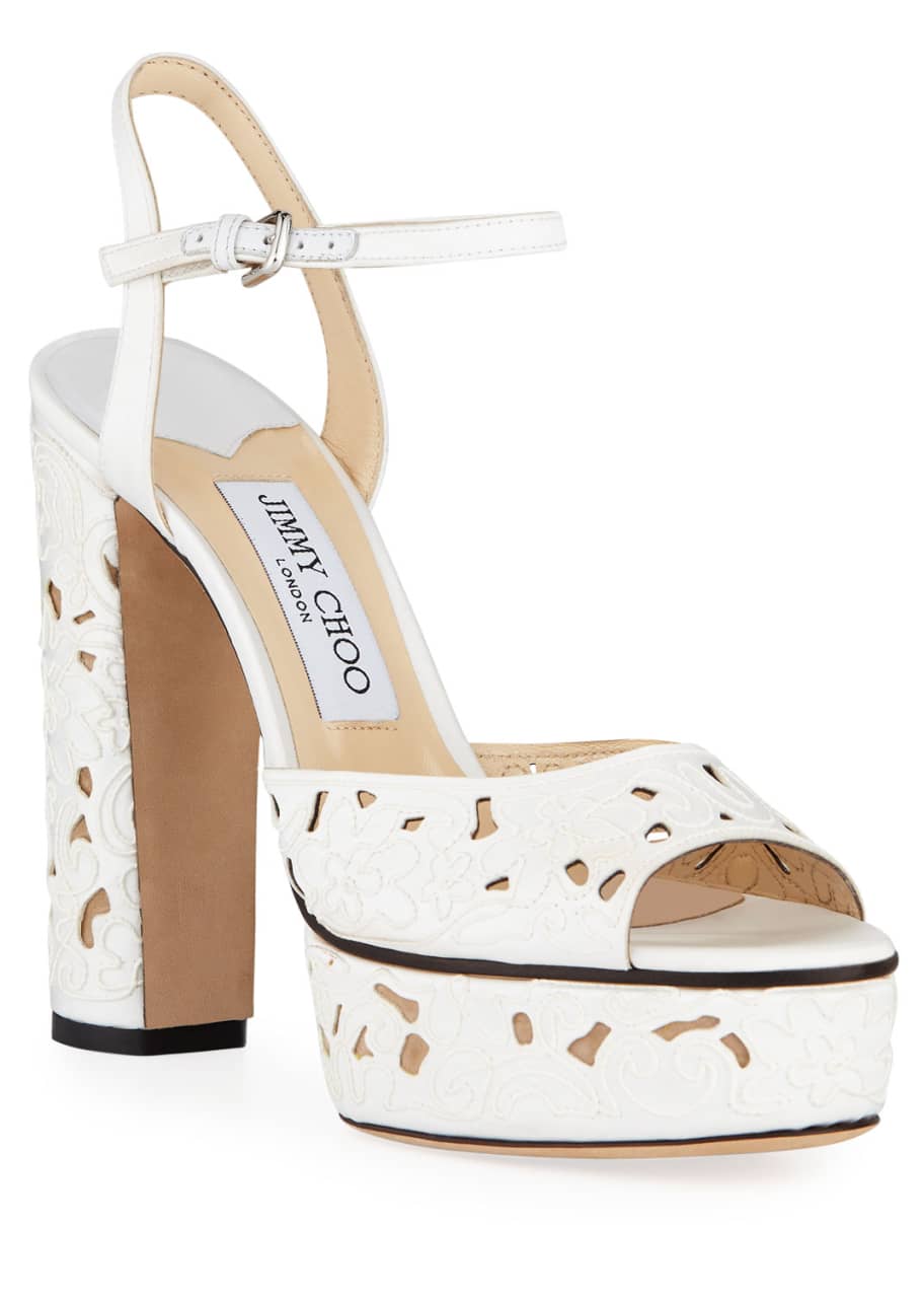 Peachy Cutout Platform Sandals