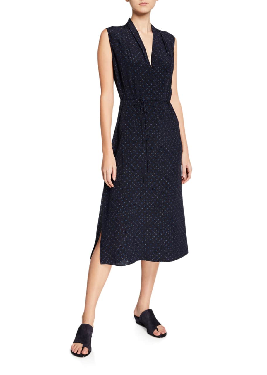 Vince shadow shop dot dress