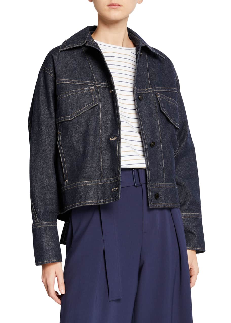 Vince denim utility jacket new arrivals