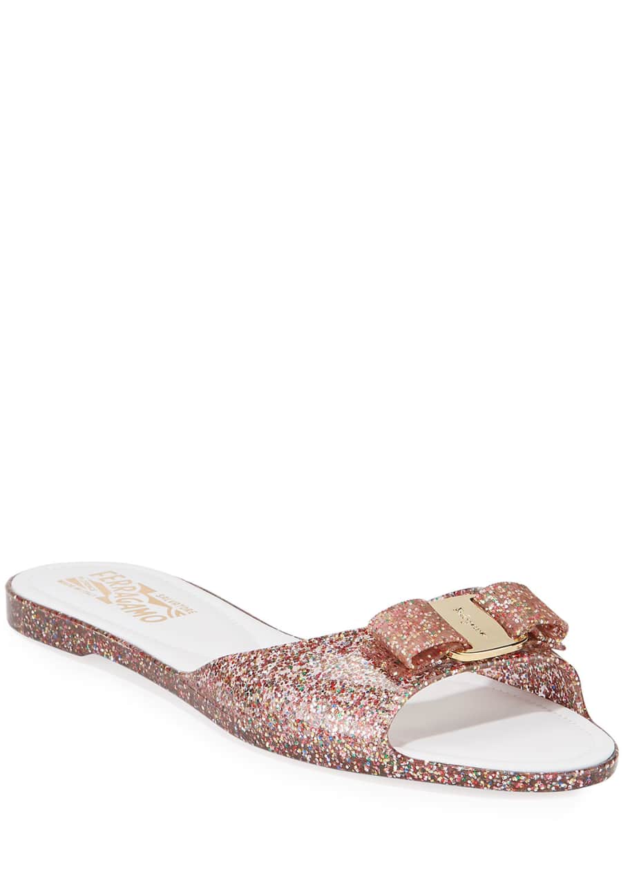Salvatore ferragamo outlet cirella jelly slides