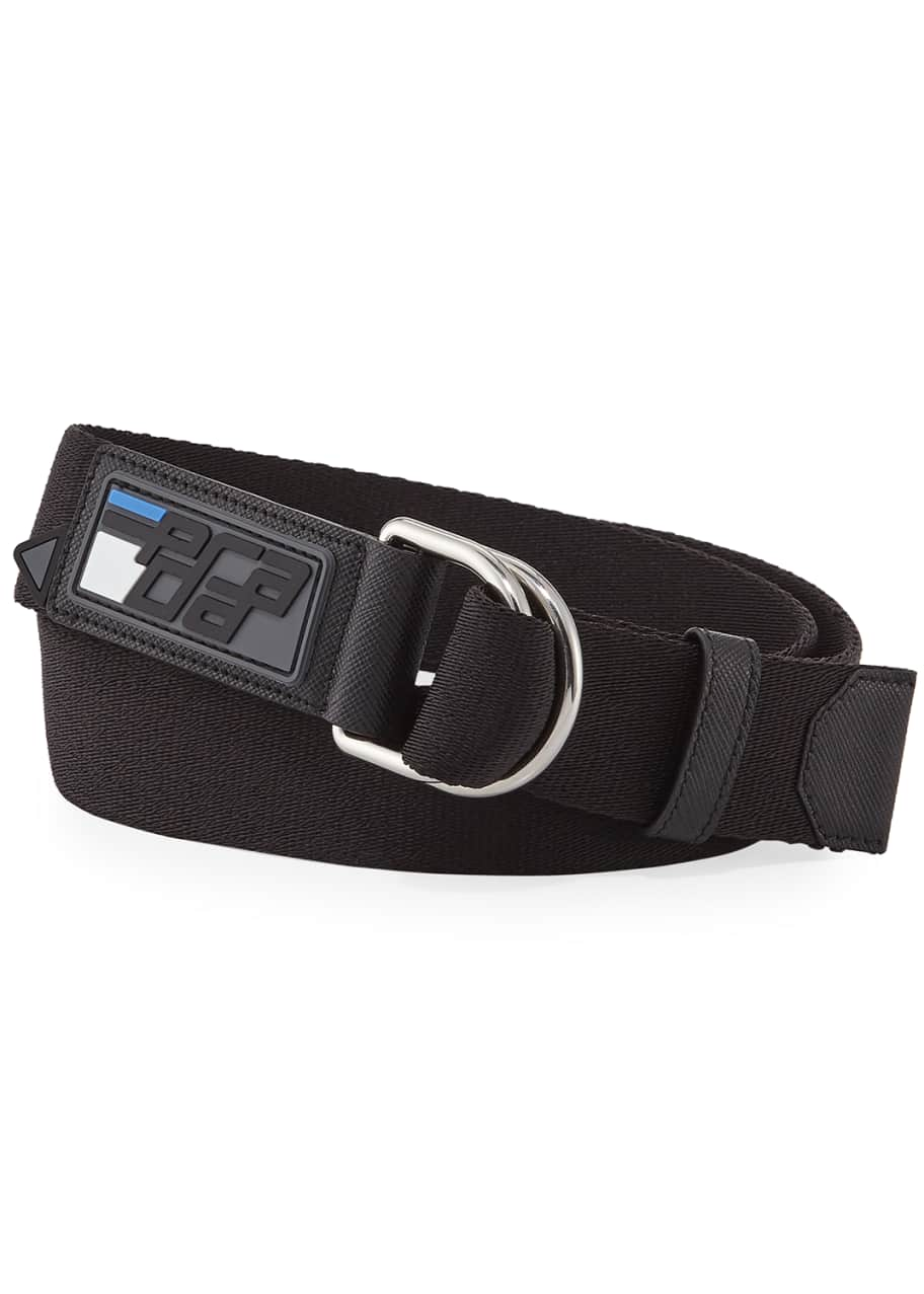 Men's Nastro Rubber D-Ring Belt