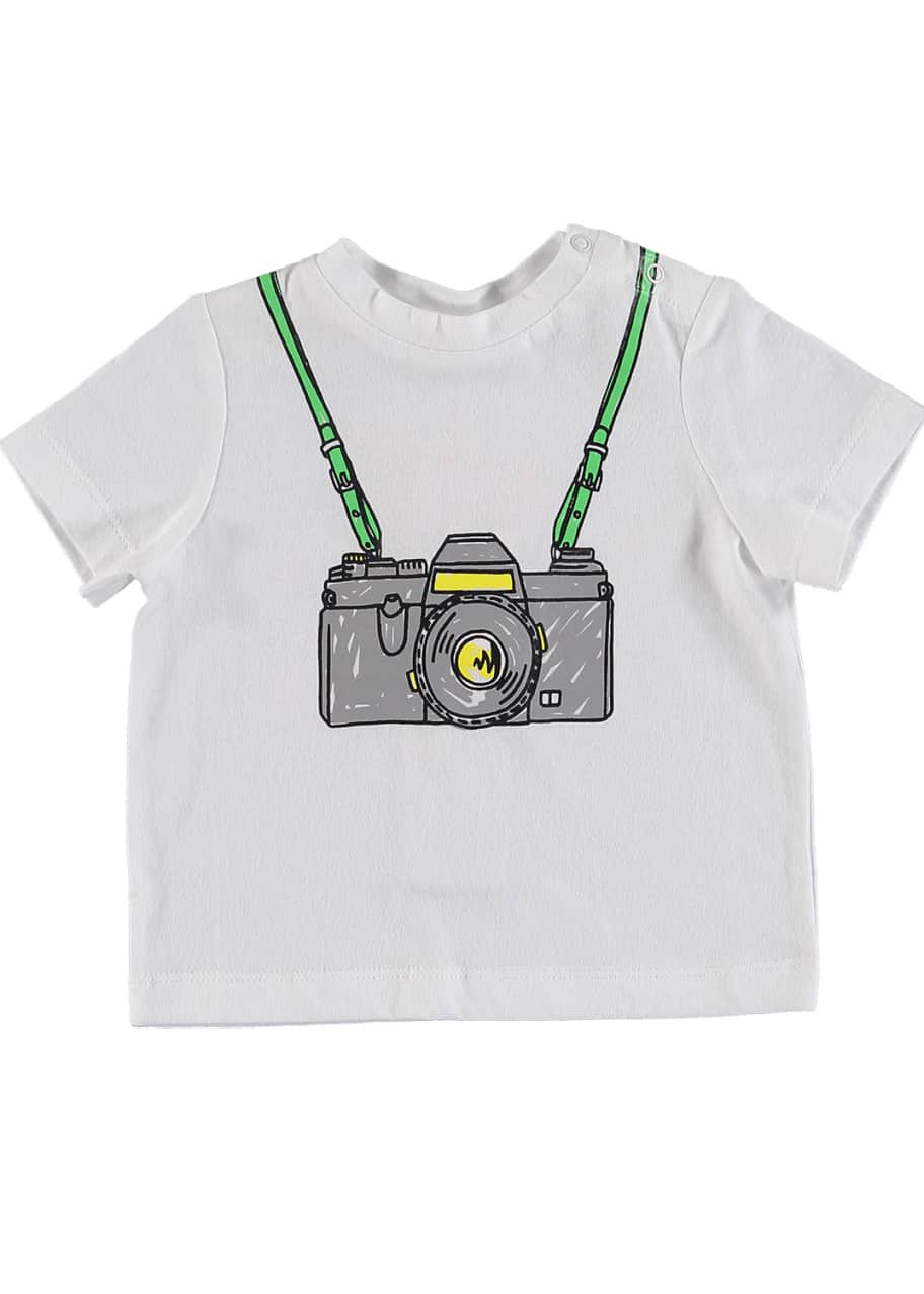 Image 1 of 1: Short-Sleeve Camera Tee, Size 12-36 Months