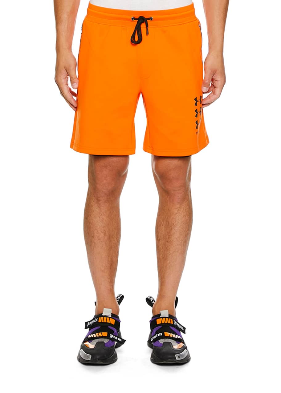 Palm Angels Men's Graphic Sweat Shorts Bergdorf Goodman