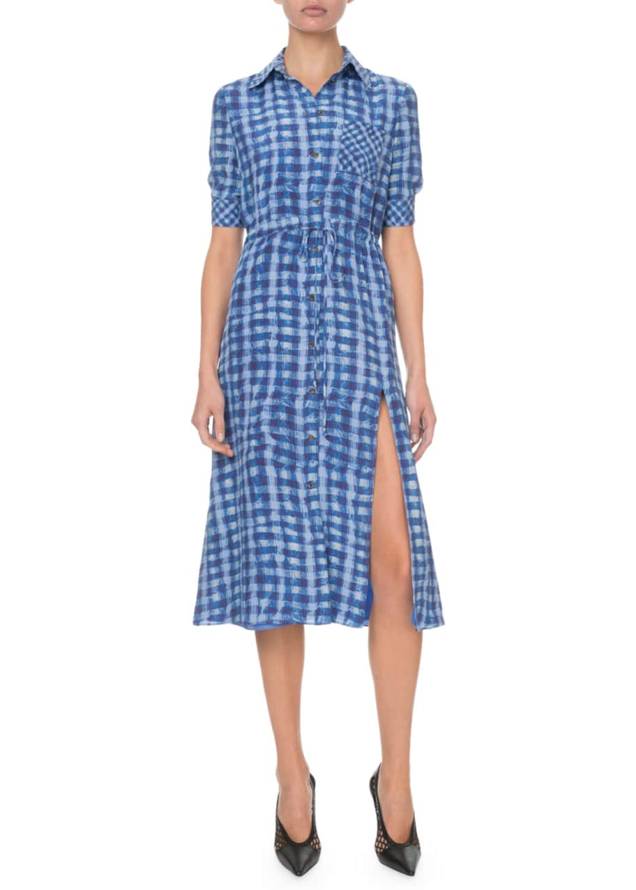 Altuzarra gingham dress hot sale