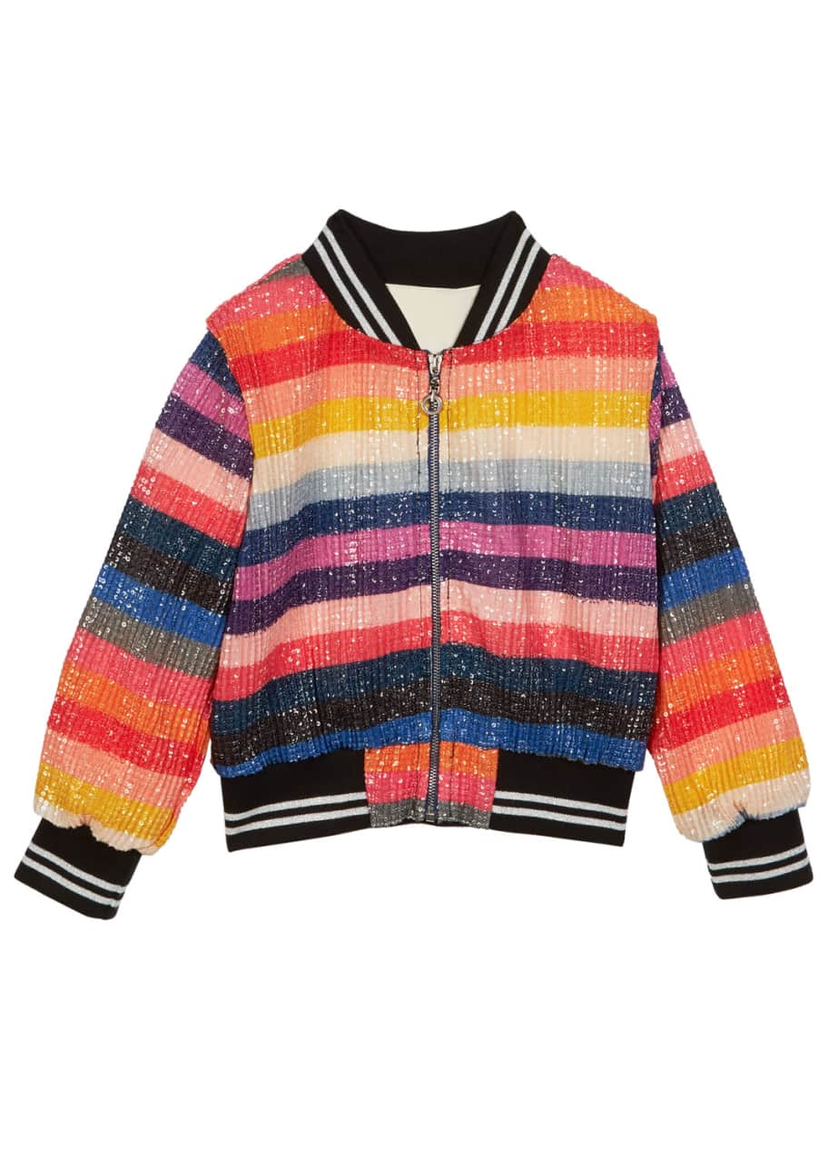 Hannah banana sequin bomber jacket on sale