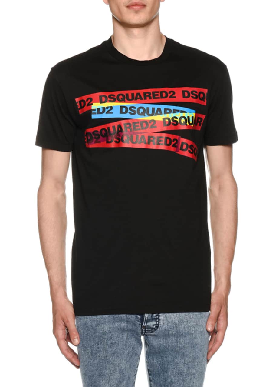 Dsquared2 Men's Logo Tape Graphic T-Shirt - Bergdorf Goodman
