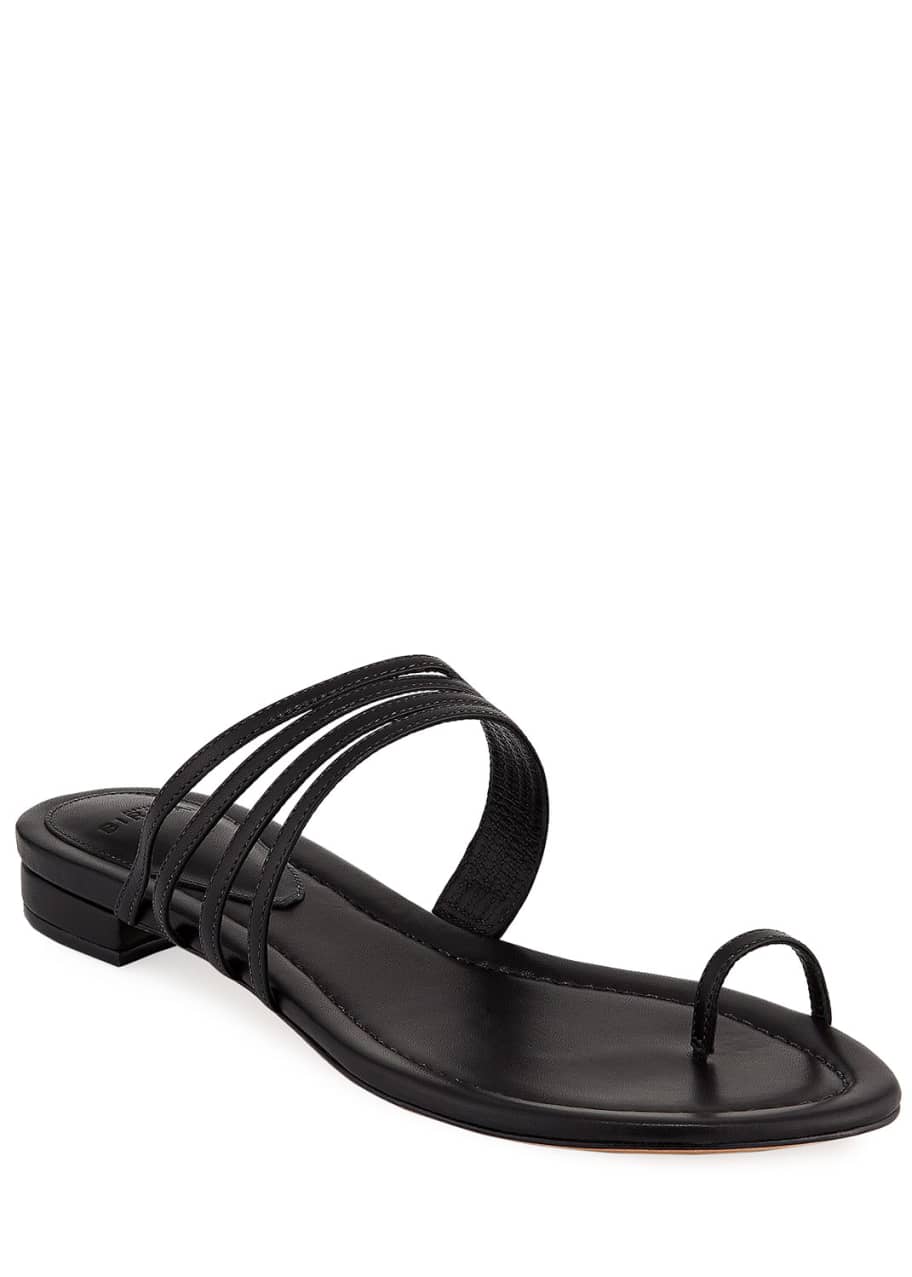 Alexandre Birman Strappy Flat Toe-Ring Sandals - Bergdorf Goodman