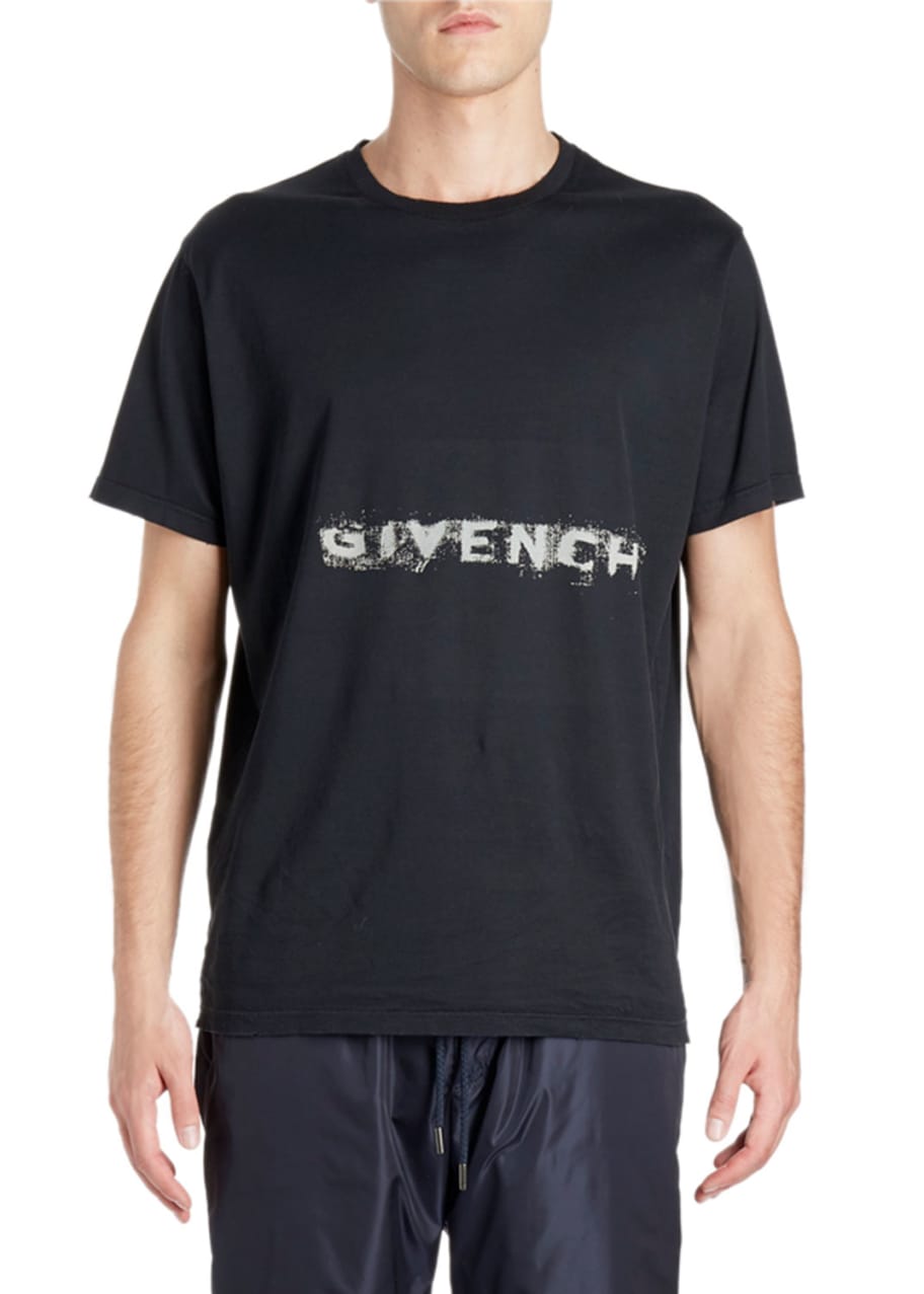 Givenchy faded top logo t shirt
