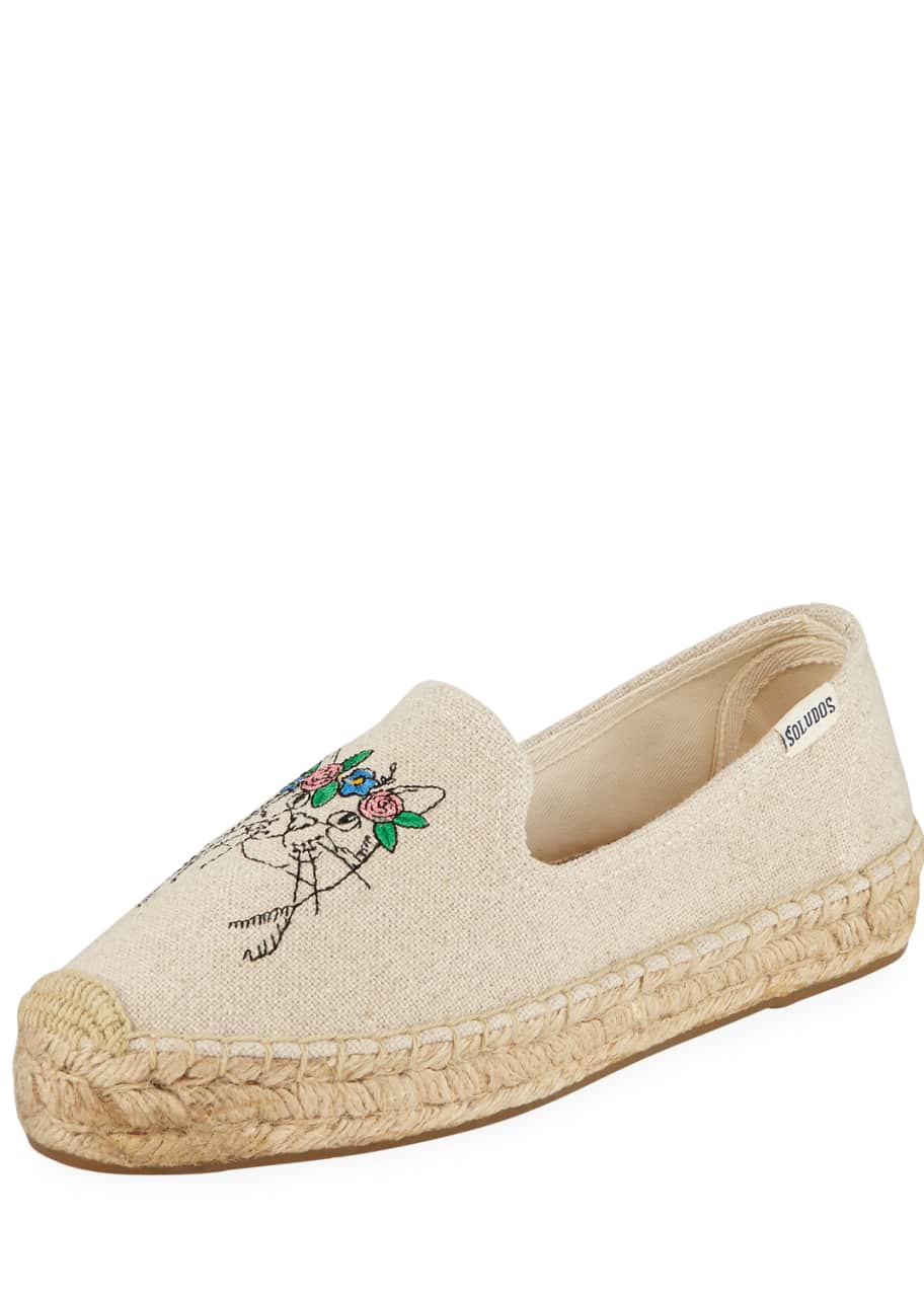 Soludos spirit animal espadrille smoking slipper 2025