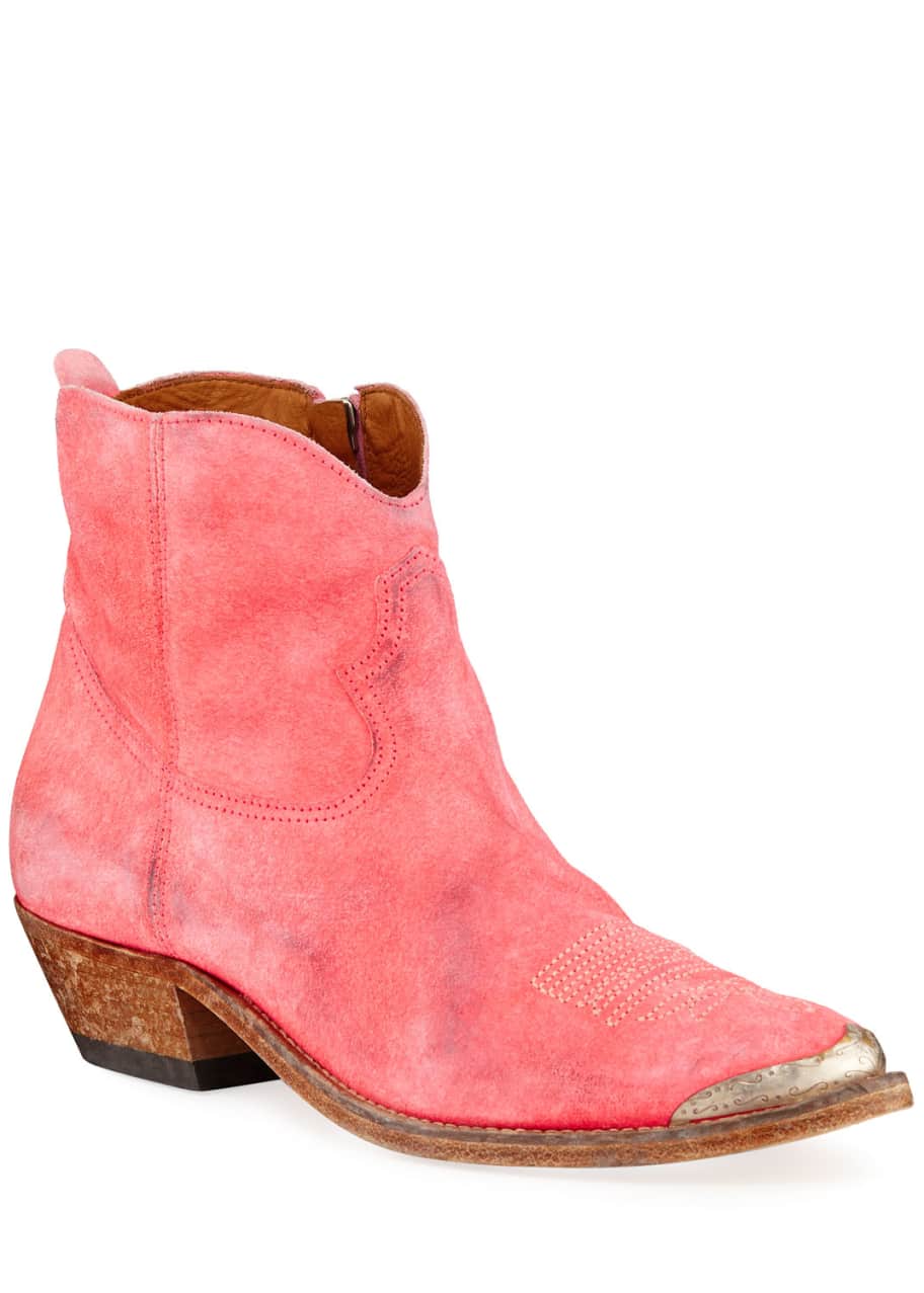 Golden goose pink boots hotsell