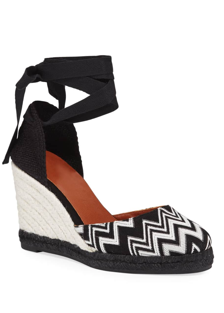 Image 1 of 1: x Missoni Carina 95mm Knit Platform Espadrilles