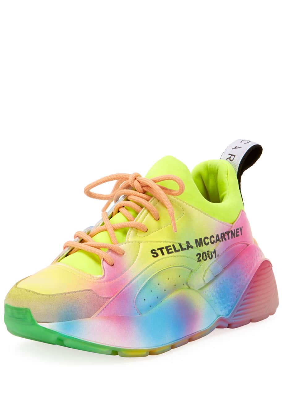 Stella mccartney rainbow eclypse platform sneakers clearance