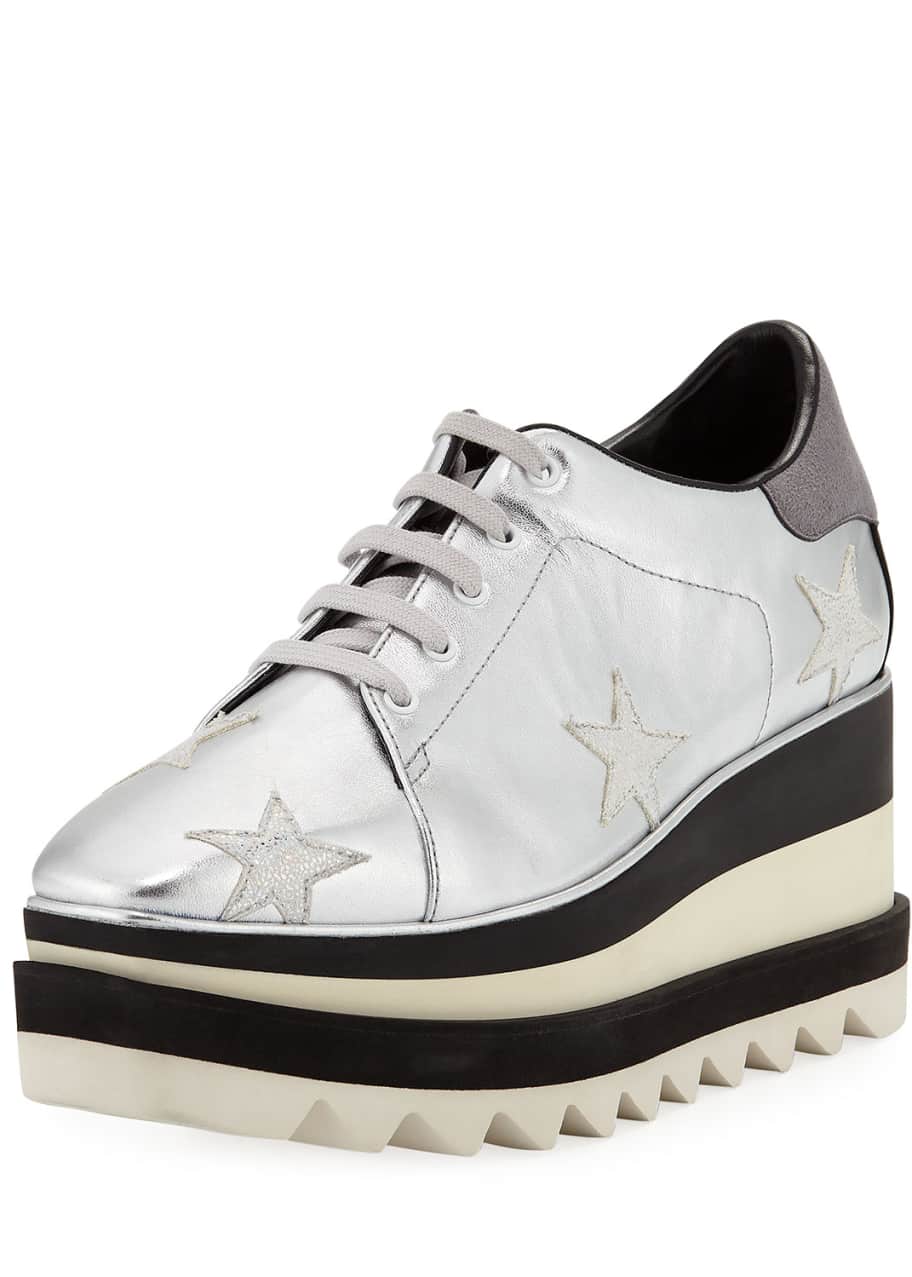 Stella McCartney Sneakelyse Stars Platform Sneakers - Bergdorf Goodman