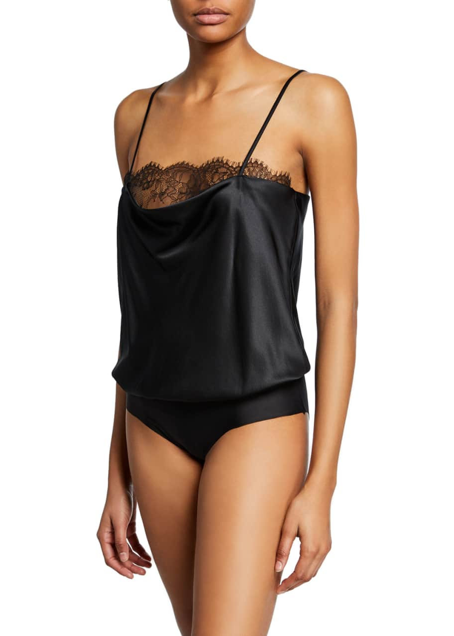 Cami The Romy Black Bodysuit –