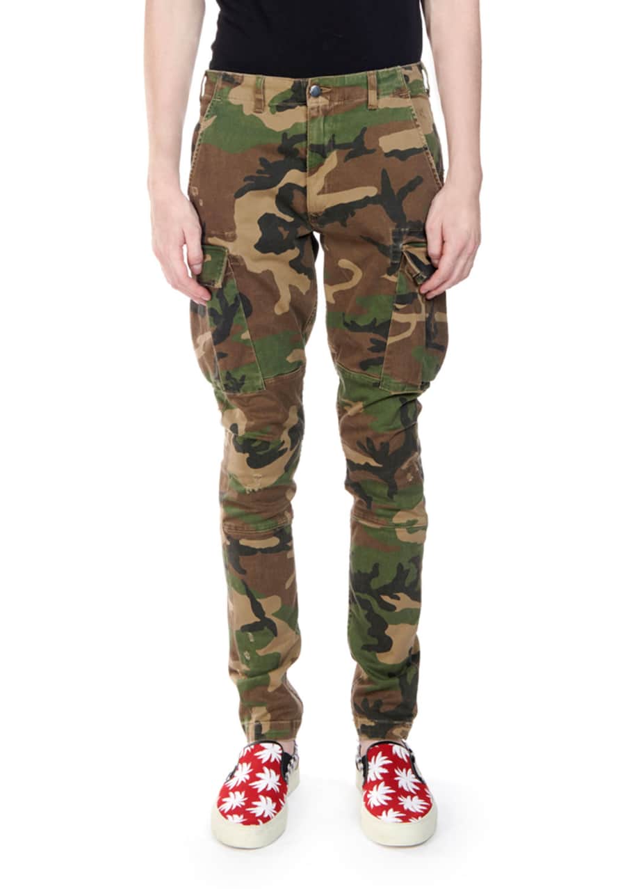 Amiri Men's Camouflage Stack Cargo Pants - Bergdorf Goodman