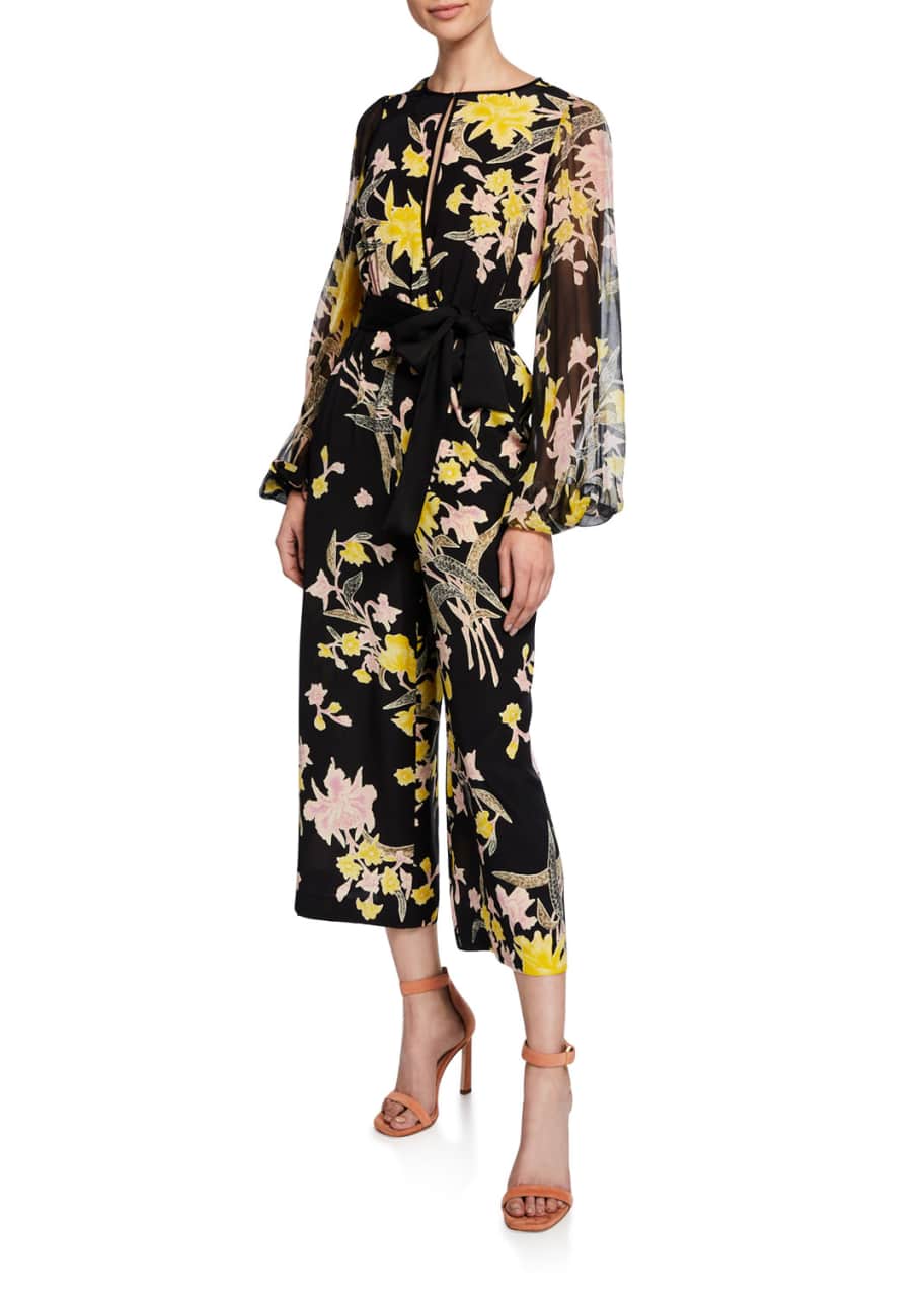 Dvf delphi jumpsuit top