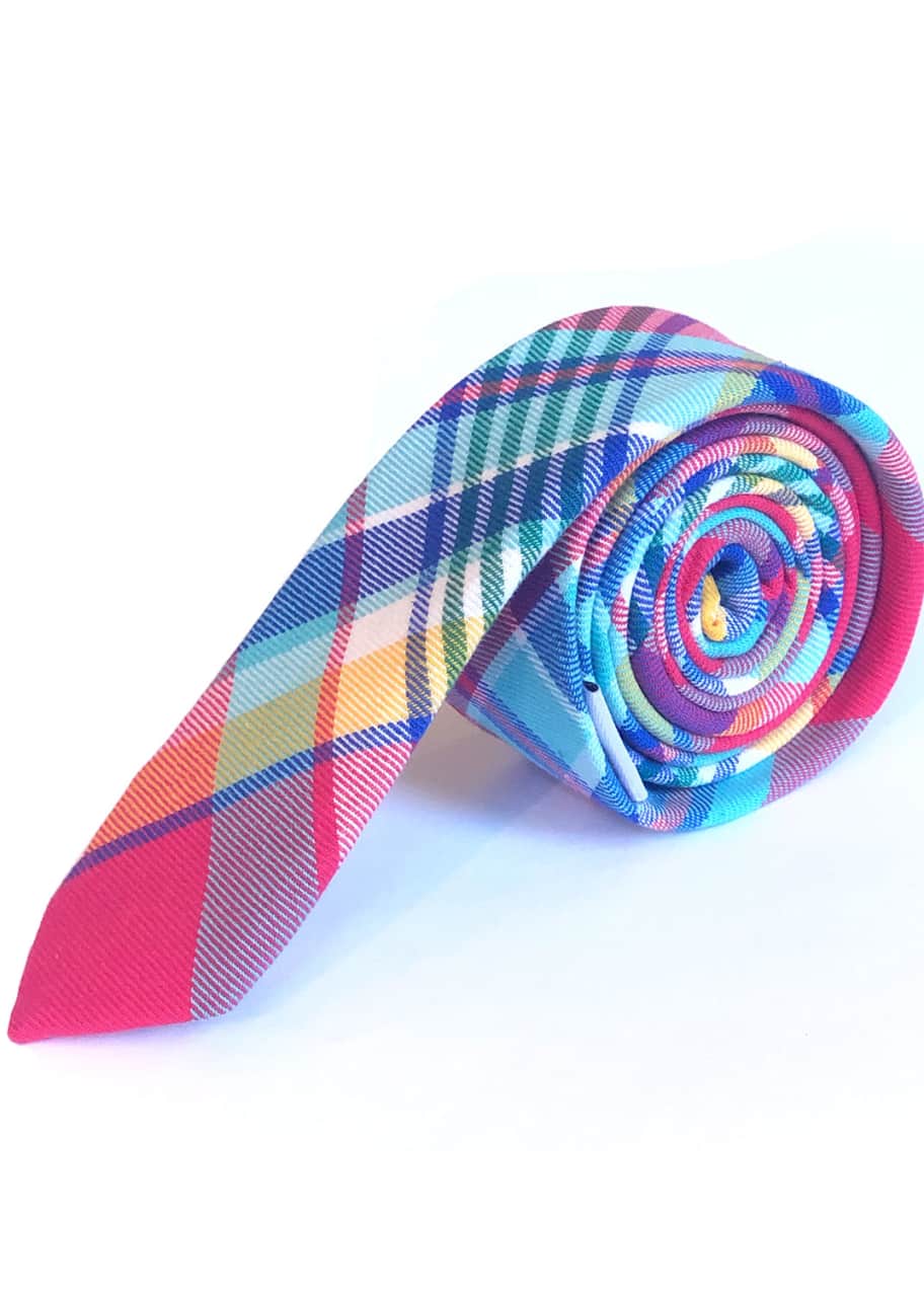 Image 1 of 1: Boys' Plaid Tie