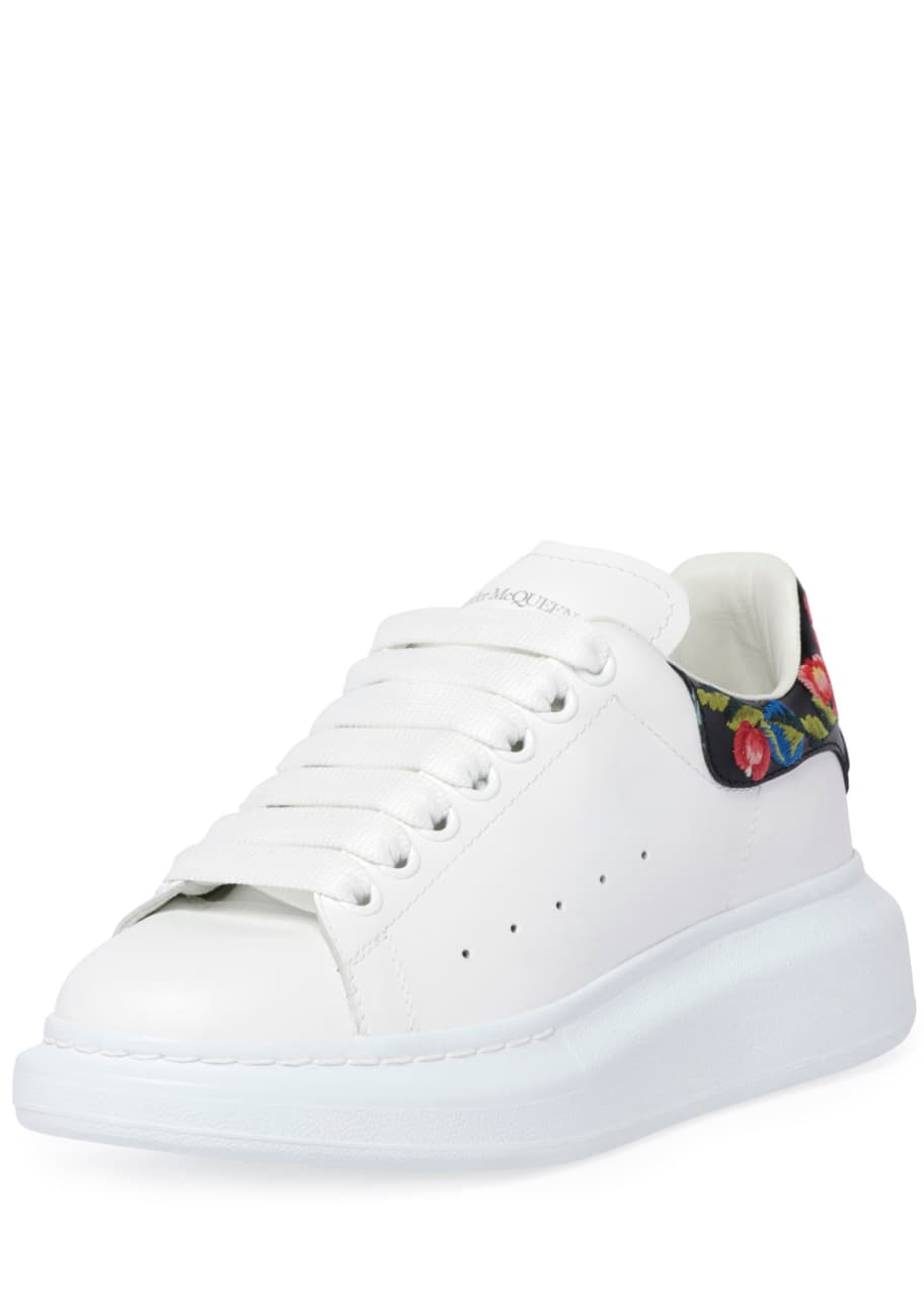 Alexander McQueen 45mm Air Platform Leather Sneakers