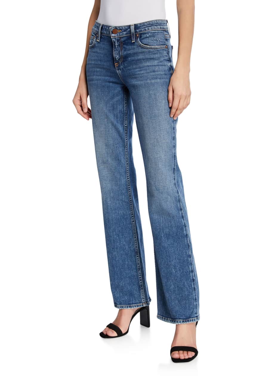 ALICE + OLIVIA JEANS Fabulous Super Low-Rise Boot-Cut Jeans - Bergdorf ...