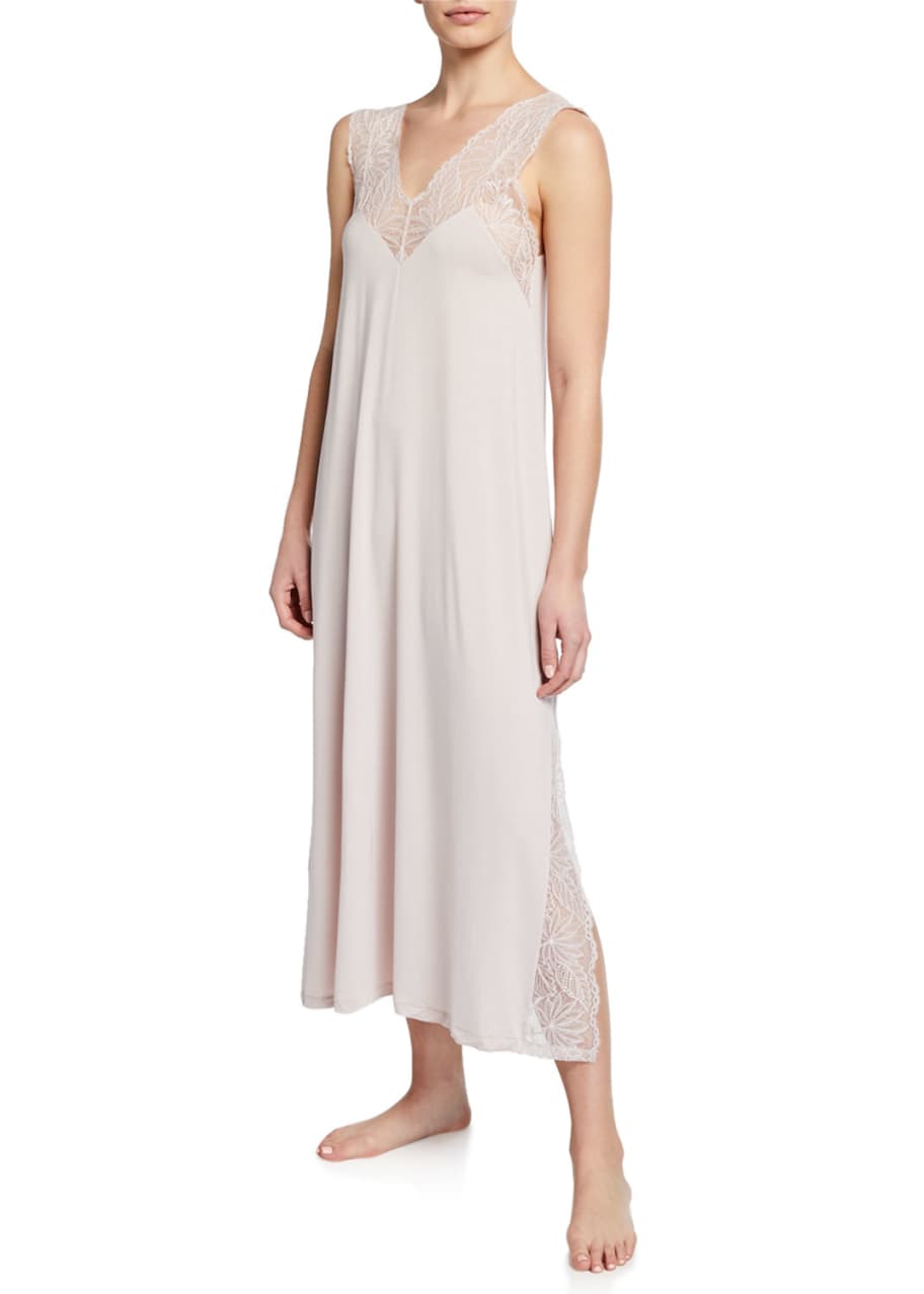 Zimmerli Sleeveless Long Jersey Nightgown Bergdorf Goodman