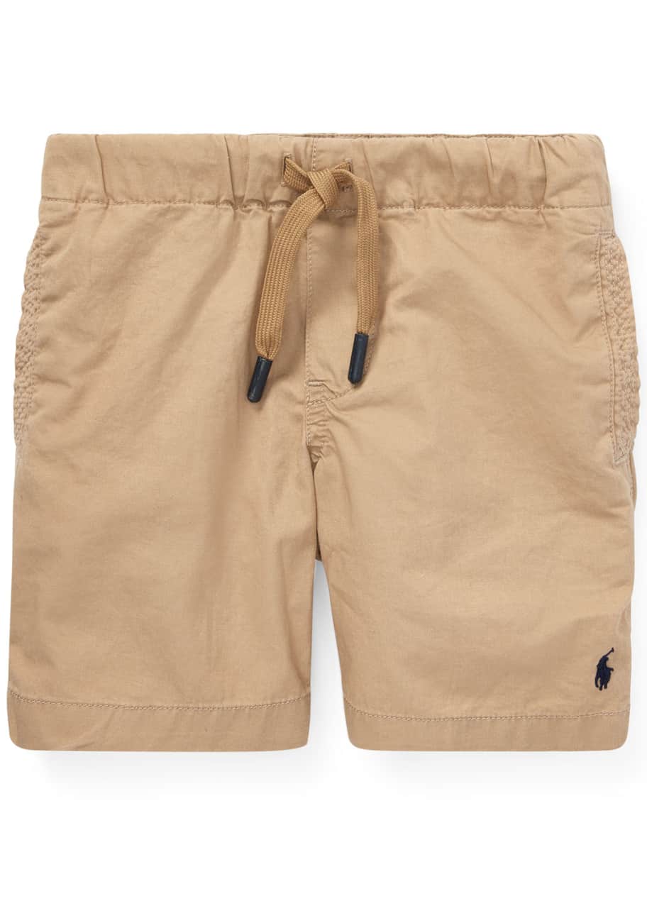 Image 1 of 1: Drawstring Bermuda Shorts, Size 5-7